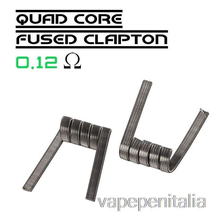 Penna Vape Wotofo Comp Wire - Bobine Precostruite 0,12ohm Quad Core Fuso Clapton - Confezione Da 10